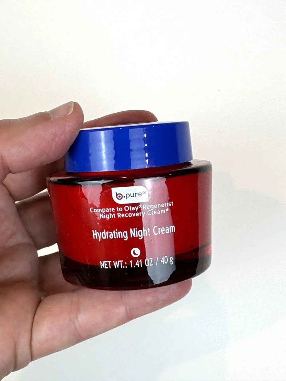 b.pure Revitalizing Hydrating Night Cream 1.41 oz (40 g) jar. New